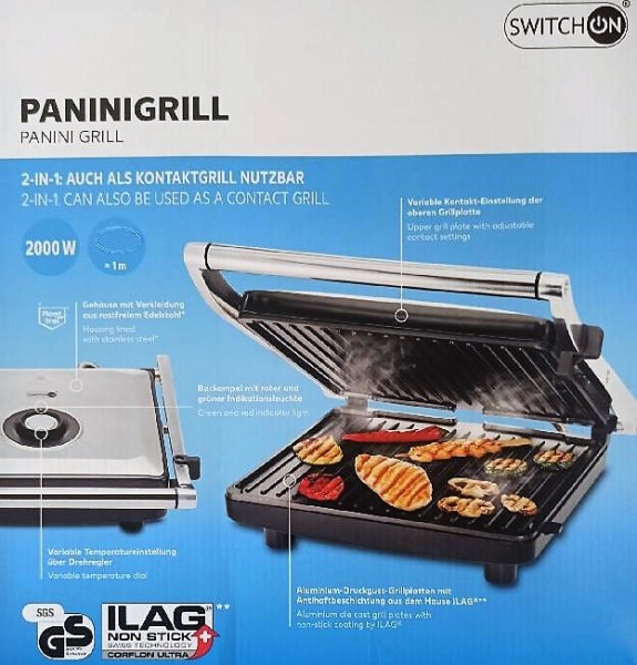 Switch On Panini gril SOPM 2000 F3