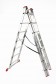 Hliníkový multifunkční žebřík Hillagi BS-DW 3x7, 150kg