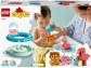 LEGO® DUPLO® 10966 Legrace ve vaně: Plovoucí ostrov se zvířátky
