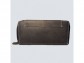 LORANZO Velká kožená peněženka 19 x 2,2 x 10 cm, hnědá