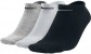 Nízké bavlněné ponožky mix barev Nike 3pack SX2554-901, 38/42 M