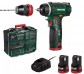 PARKSIDE Aku vrtací šroubovák PBSA 12 E4 SET, s příslušenstvím, 2x 2 Ah baterie