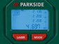 PARKSIDE Laserový měřič vzdálenosti s měřicím pásmem PLMB 4 A1